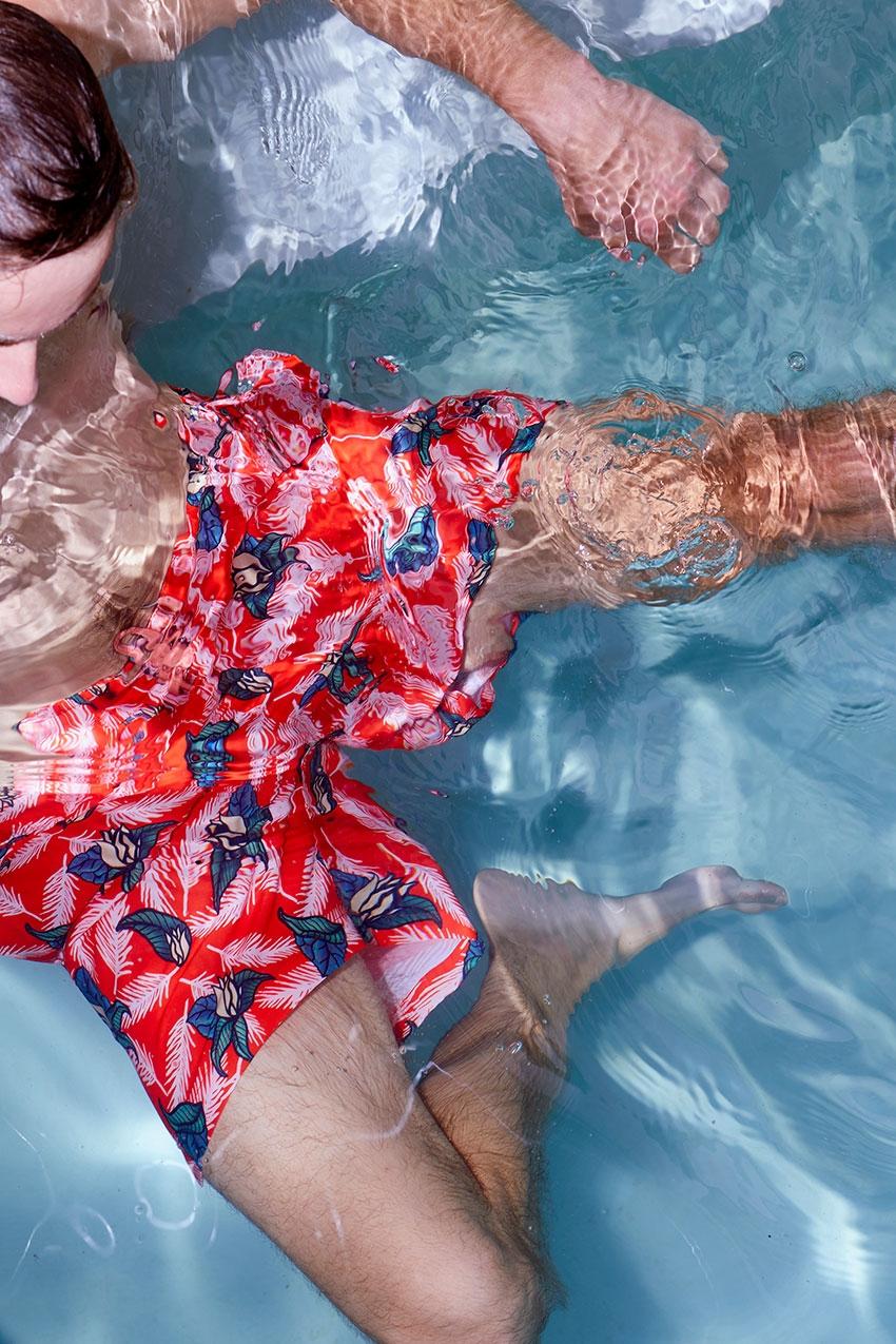 BAÑADOR TIWEL KILAUEA FIESTA ROJO