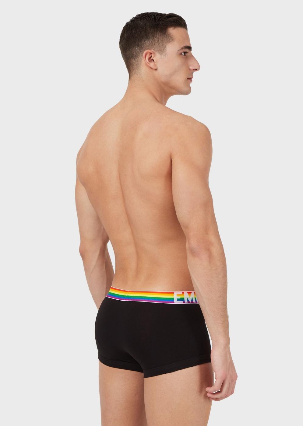 BOXER ARMANI NEGRO ARCOIRIS TRUNK