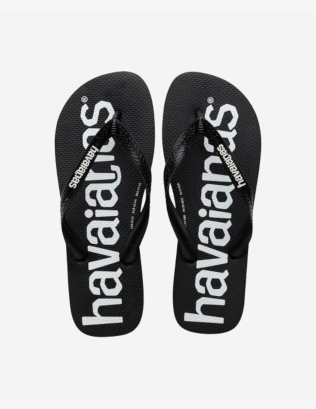 HAV TOP LOGOMANIA BLACK WHITE KIDS