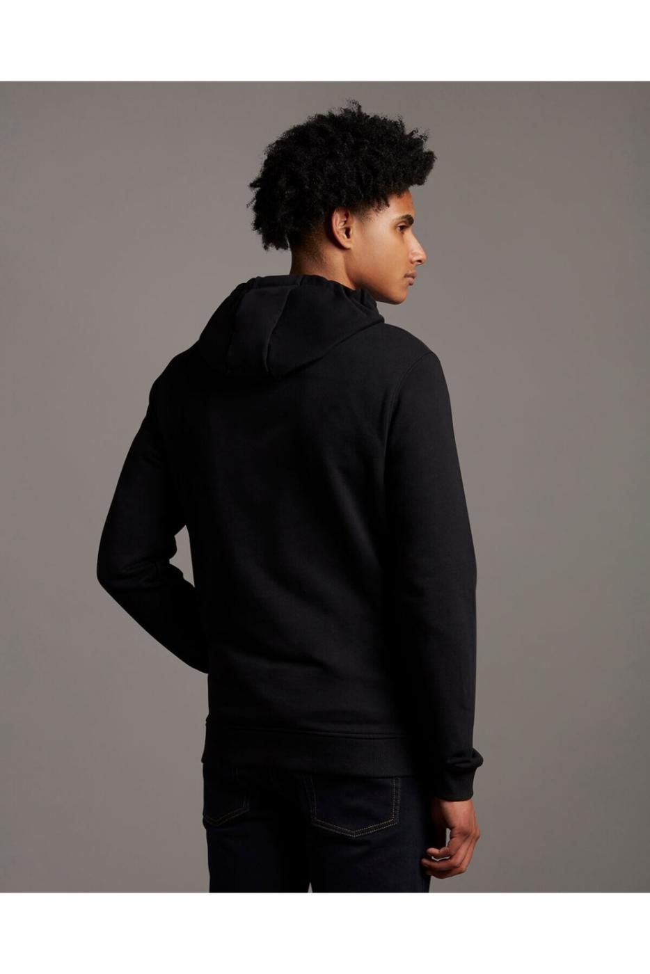 LYLE AND SCOTT SUDADERA CAPUCHA NEGRO