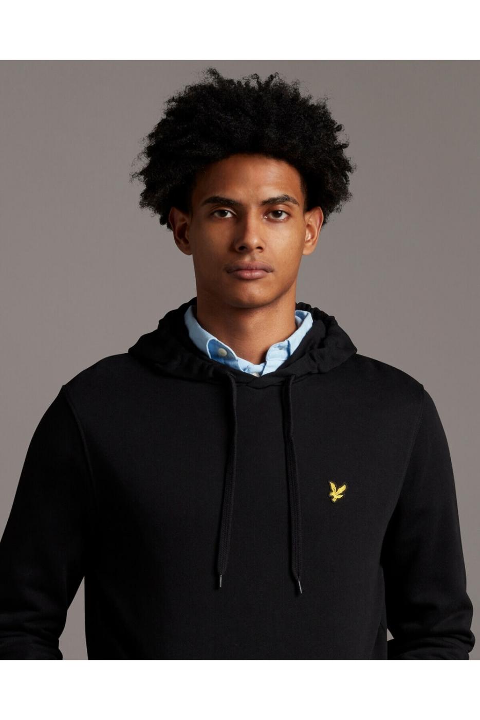 LYLE AND SCOTT SUDADERA CAPUCHA NEGRO