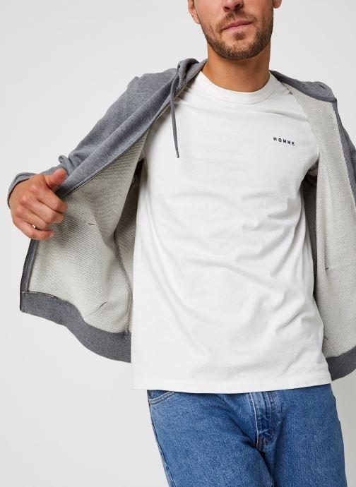 LYLE&SCOTT SUDADERA CREMALLERA GRIS