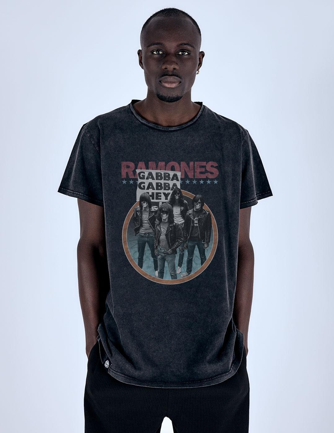 LE CRANE CAMISETA RAMONES SKULL
