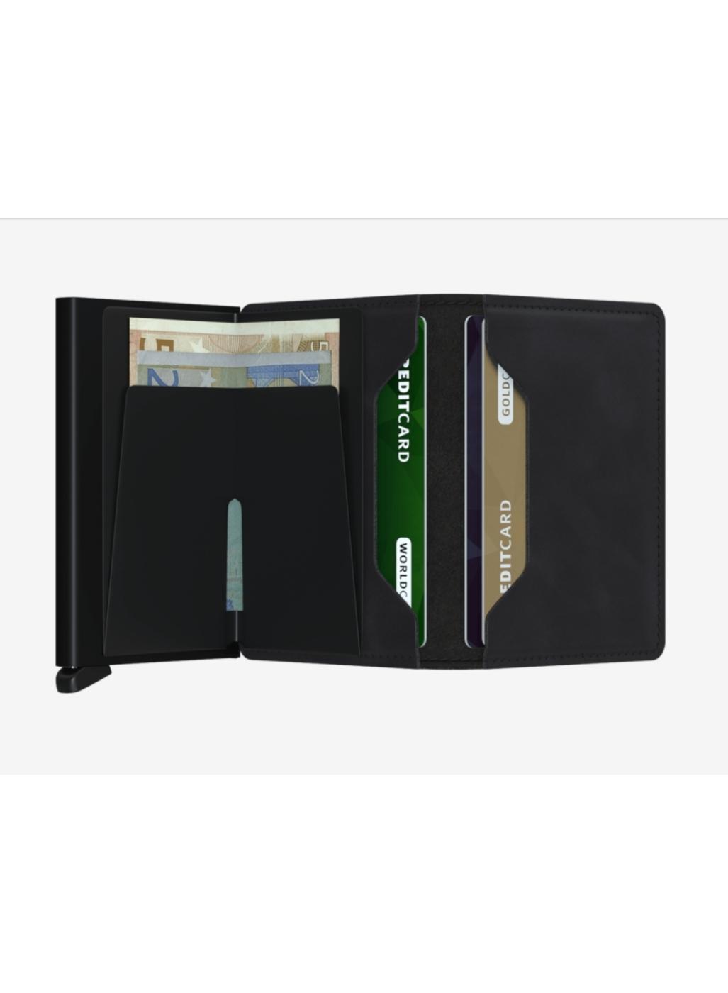 SECRID SLIM WALLET VINTAGE NEGRO