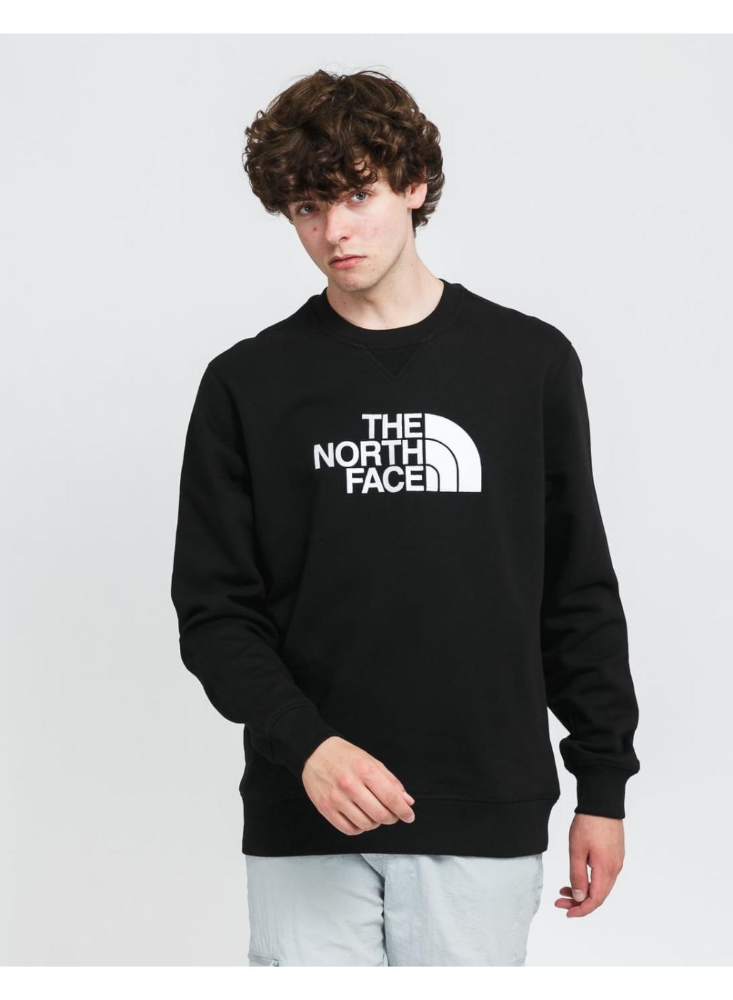 NORTH FACE SUDADERA DREW NEGRA BLANCA