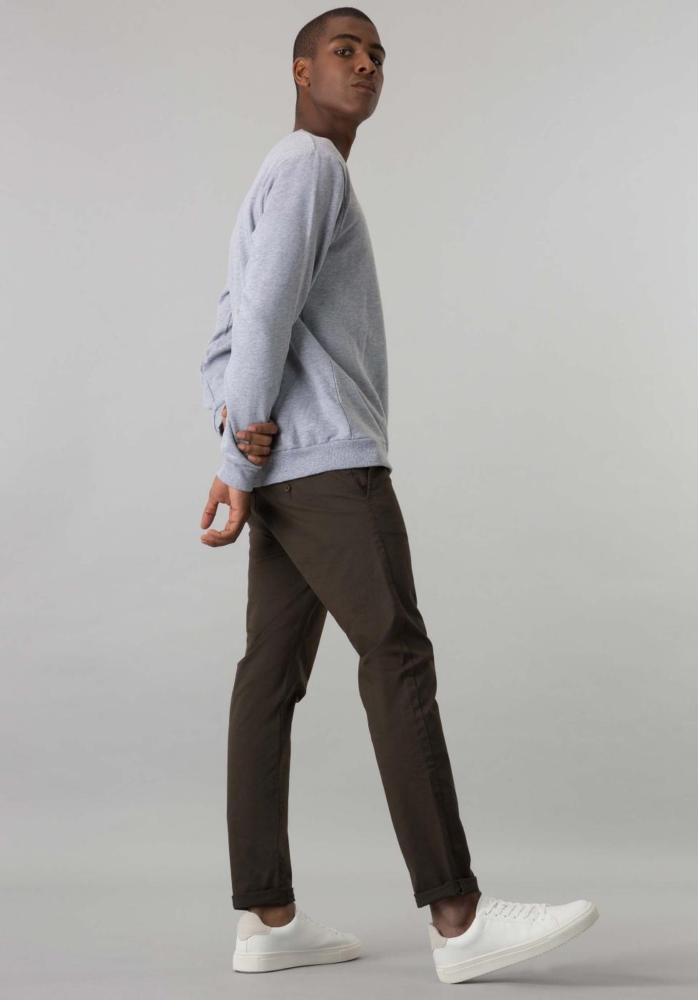 TIFFOSI CHINO SLIM FIT H 35 VERDE