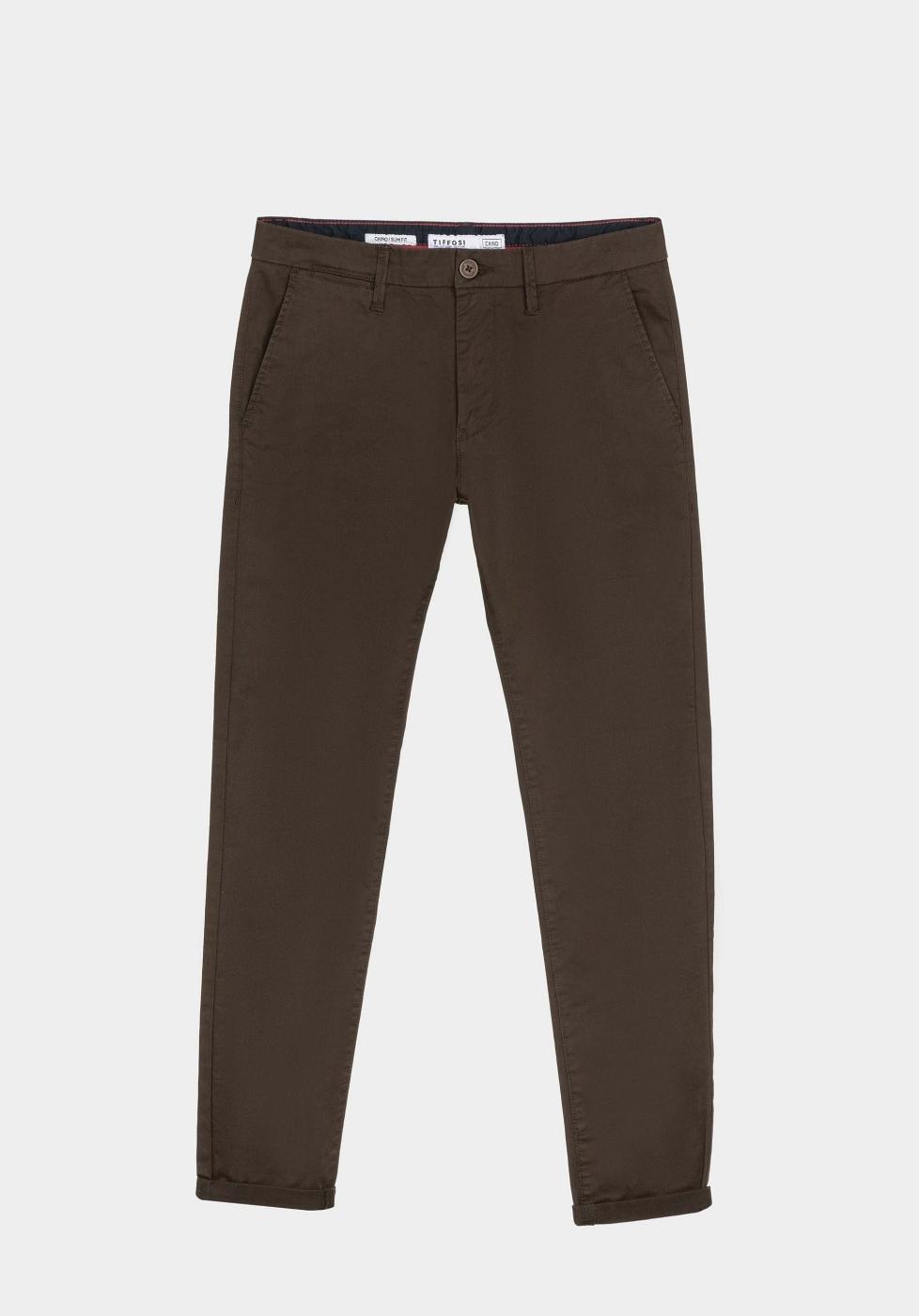 TIFFOSI CHINO SLIM FIT H 35 VERDE