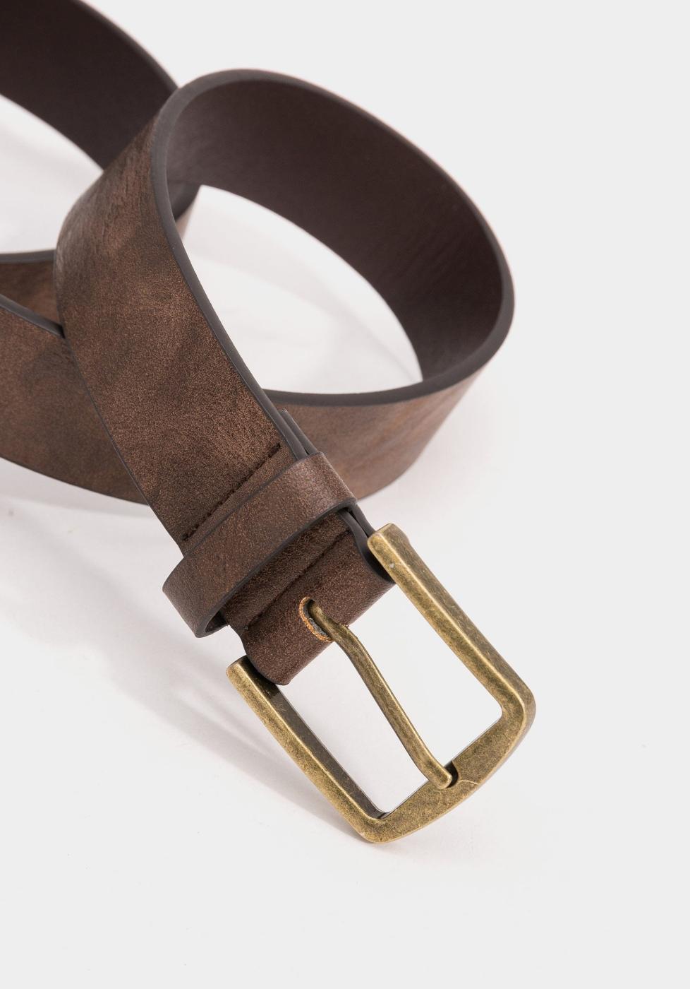 CINTURÓN BURTON TIFFOSI MARRÓN