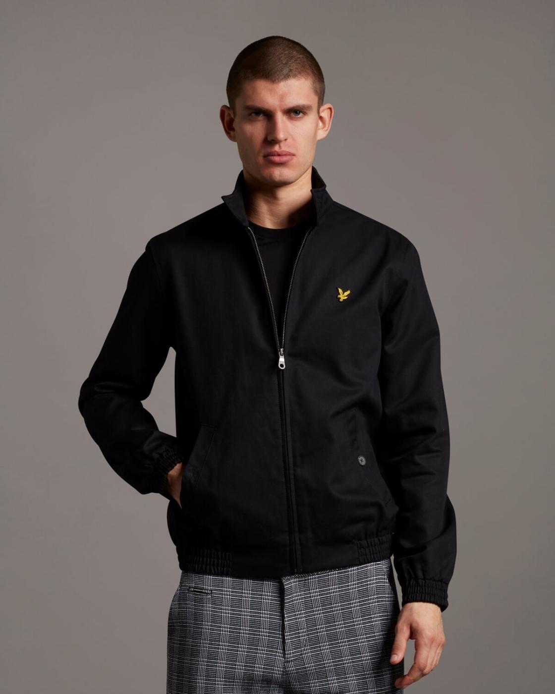 LYLE&SCOTT CAZADORA HARRINGTON NEGRA