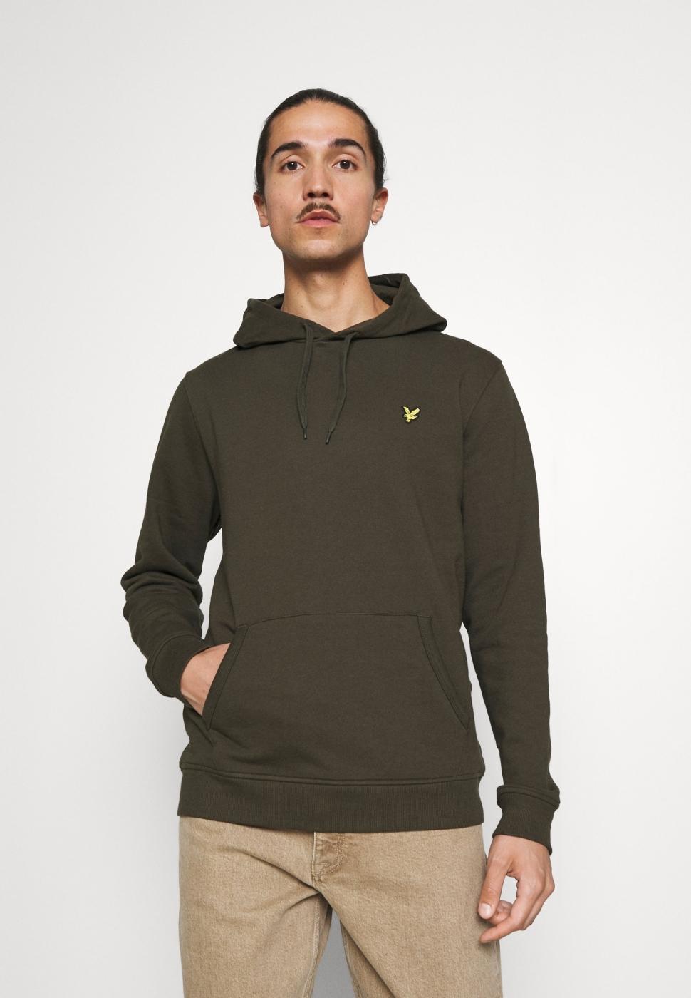 LYLE&SCOTT SUDADERA CAPUCHA VERDE OLIVA