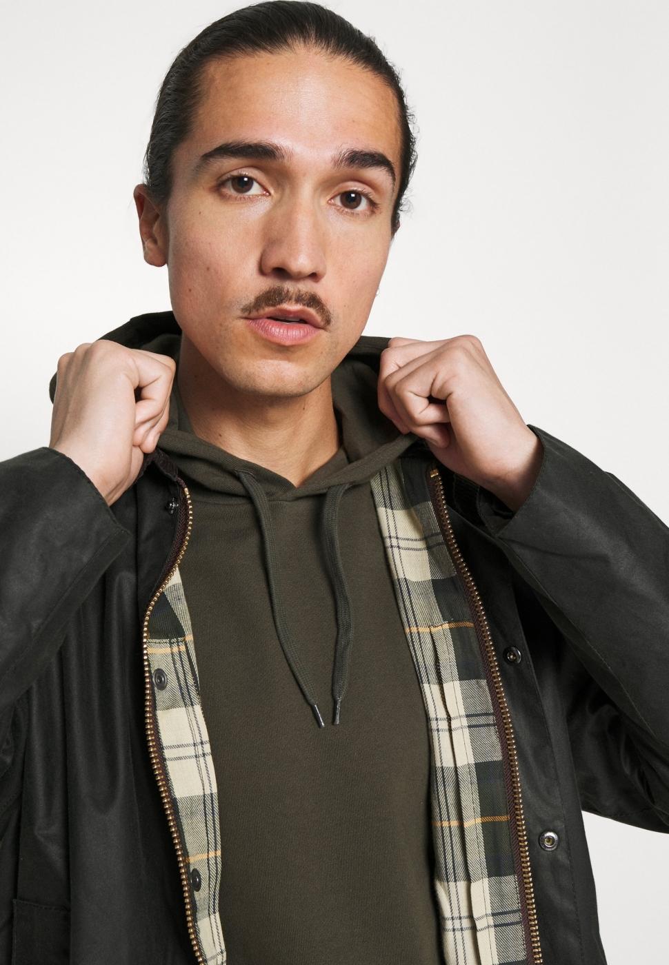 LYLE&SCOTT SUDADERA CAPUCHA VERDE OLIVA