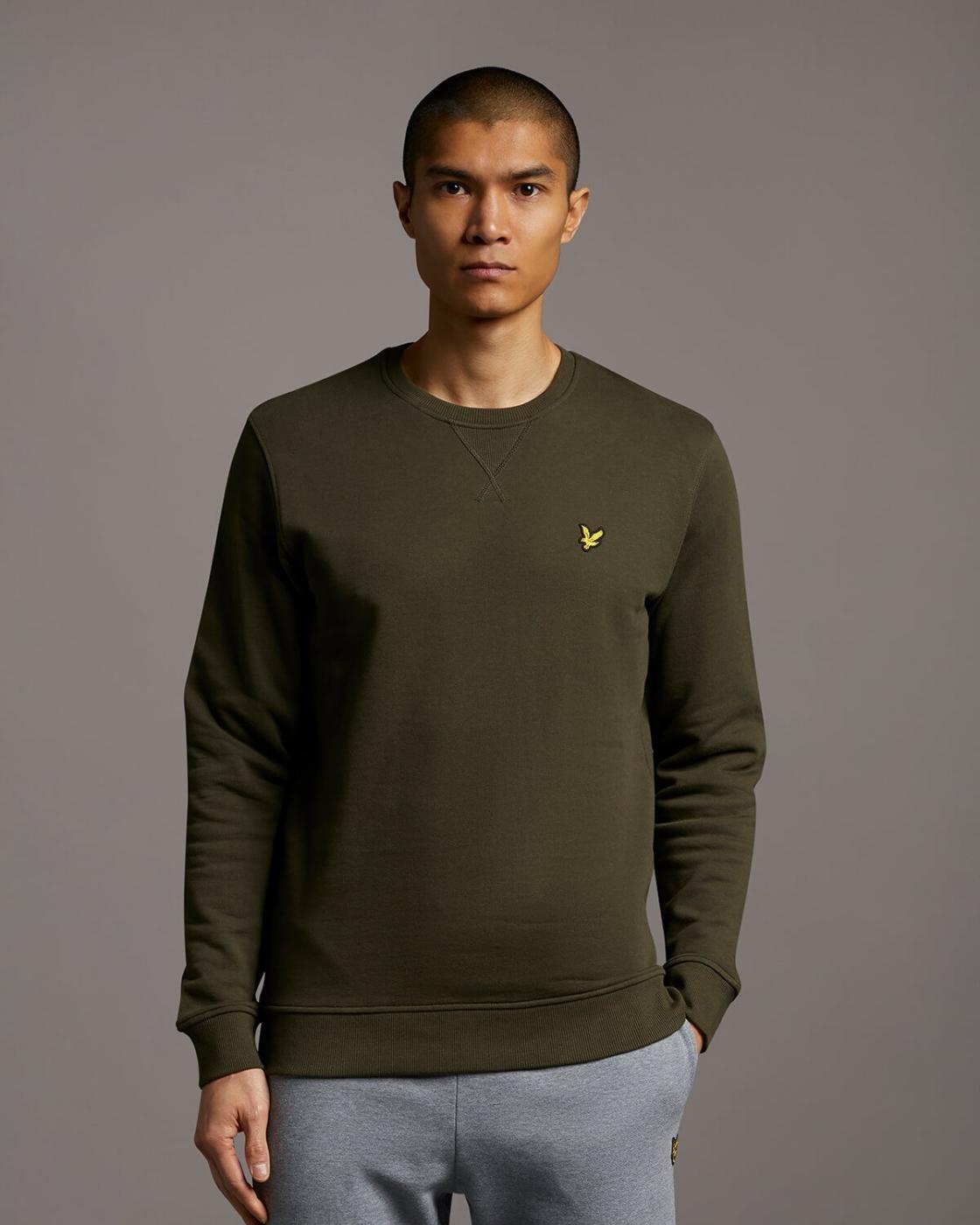 LYLE&SCOTT SUDADERA VERDE OLIVA