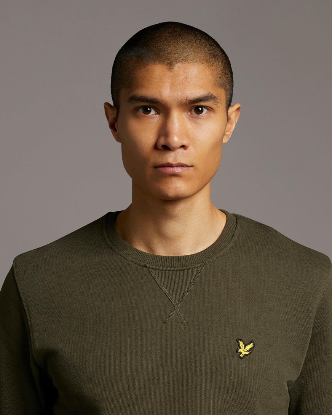 LYLE&SCOTT SUDADERA VERDE OLIVA