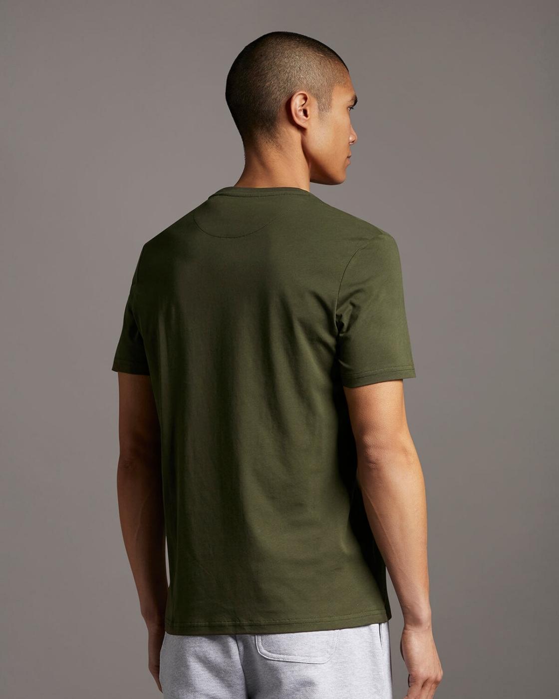 LYLE&SCOTT CAMISETA VERDE OLIVA