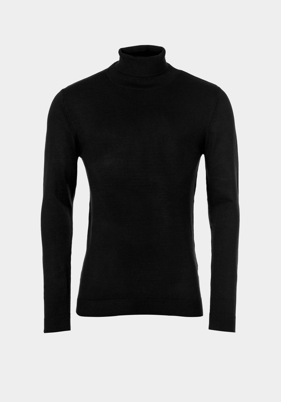 TIFFOSI JERSEY NEGRO CUELLO ALTO BOND