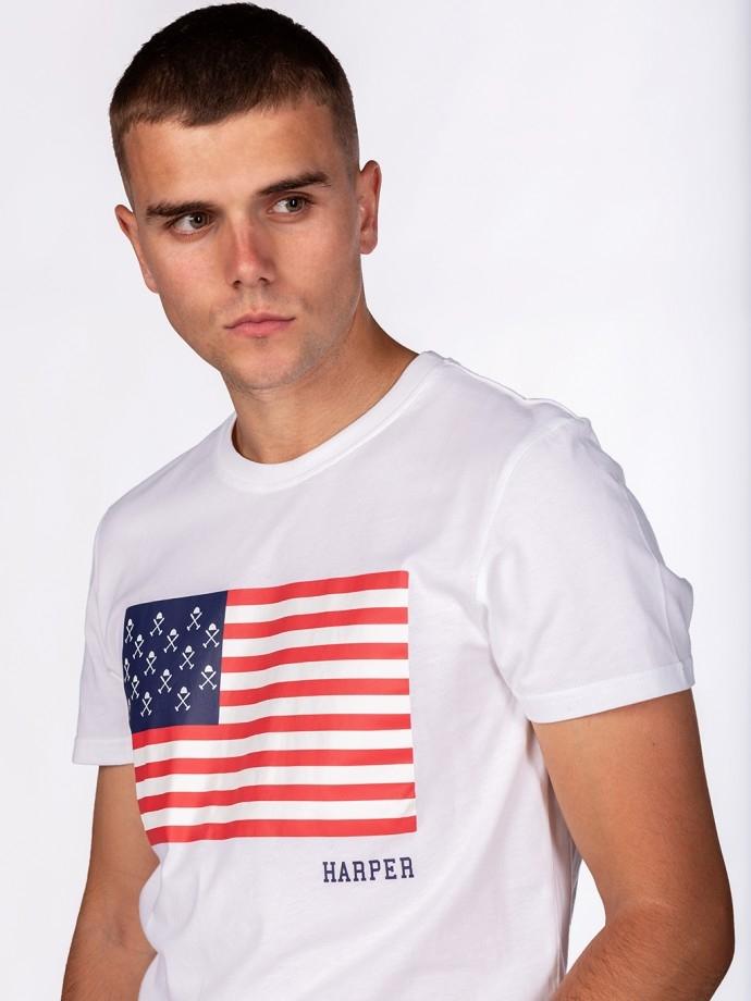 HARPER CAMISETA USA BLANCA