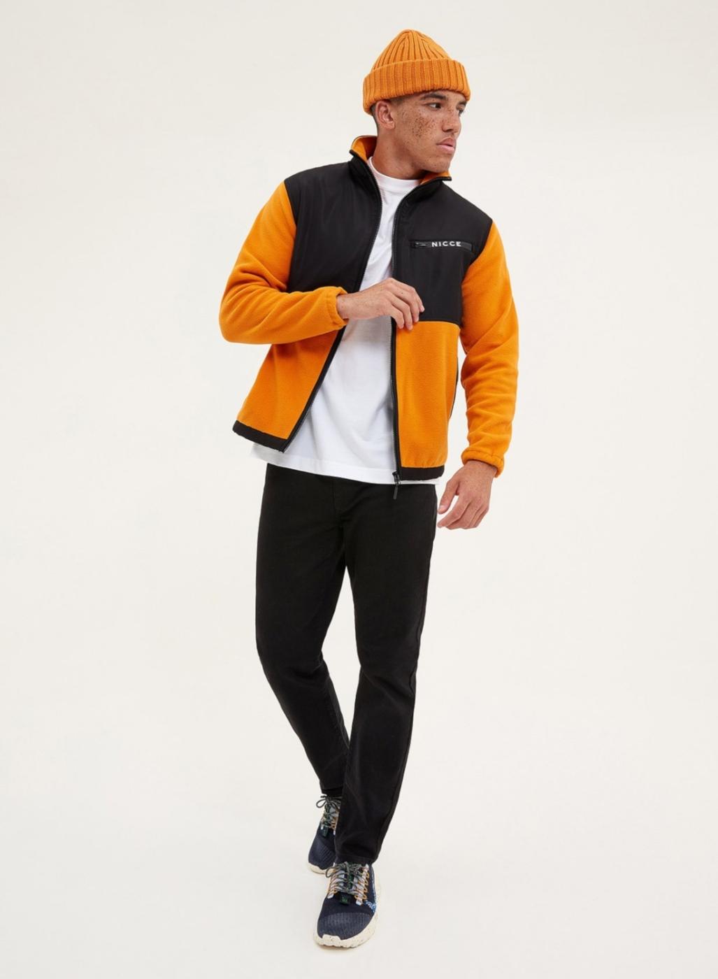 NICCE CAZADORA POLAR AMARILLO NEGRO SANFORD