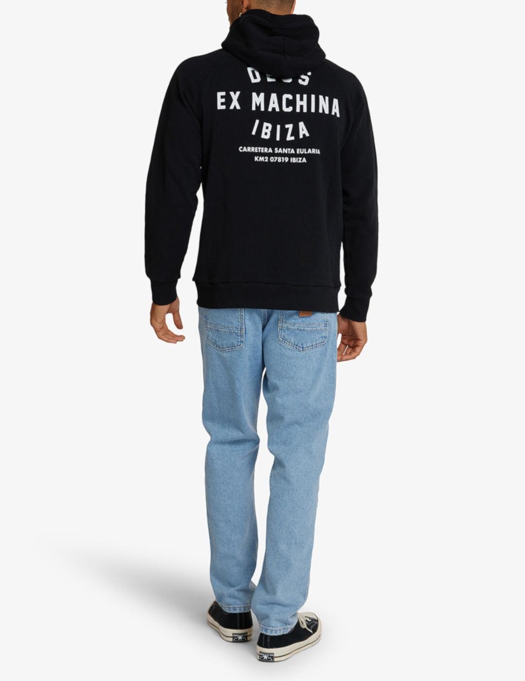 DEUS HOODIE IBIZA NEGRA