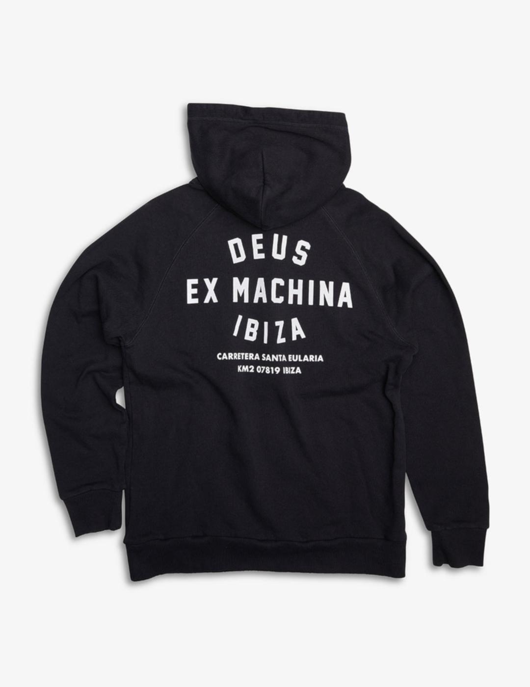 DEUS HOODIE IBIZA NEGRA