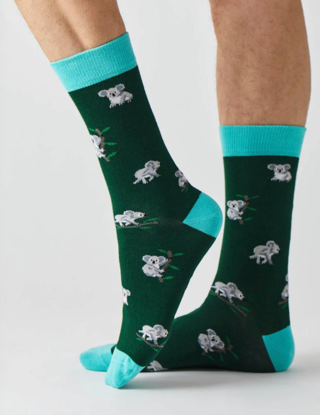 BESOCKSKIDS BEKOALA VERDE