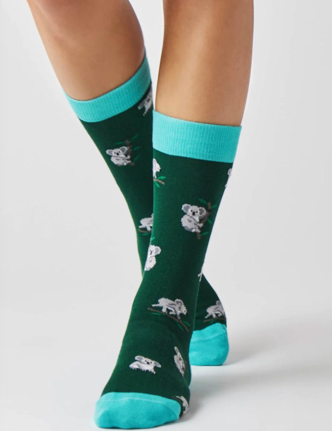 BESOCKSKIDS BEKOALA VERDE