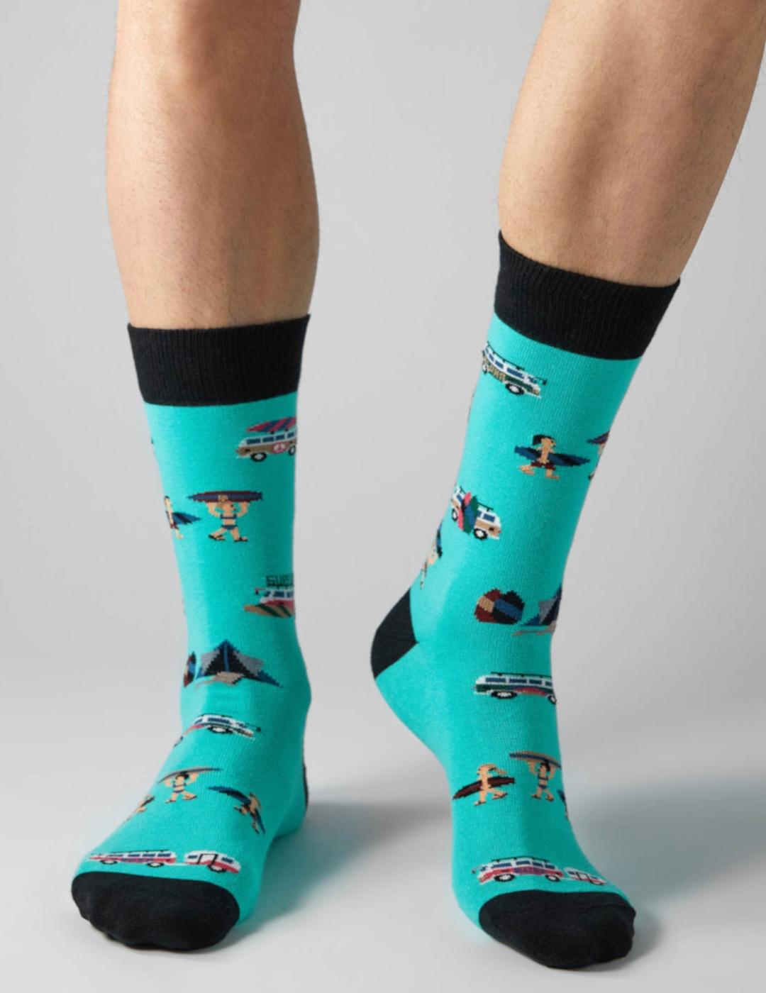 BESOCKS CALCETINES BESURFERS AZUL