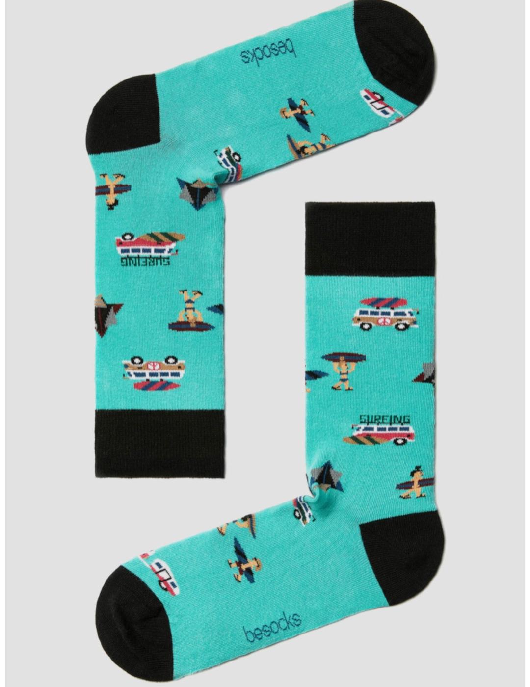 BESOCKS CALCETINES BESURFERS AZUL