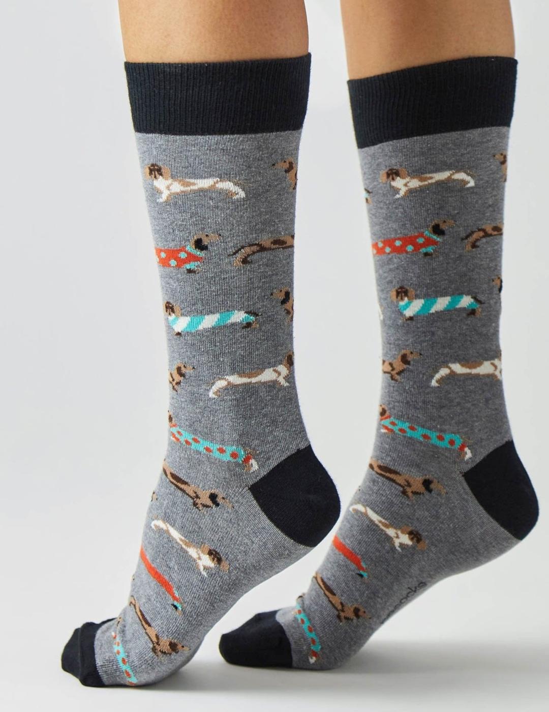 BESOCKS CALCETINES BEPETS GRIS