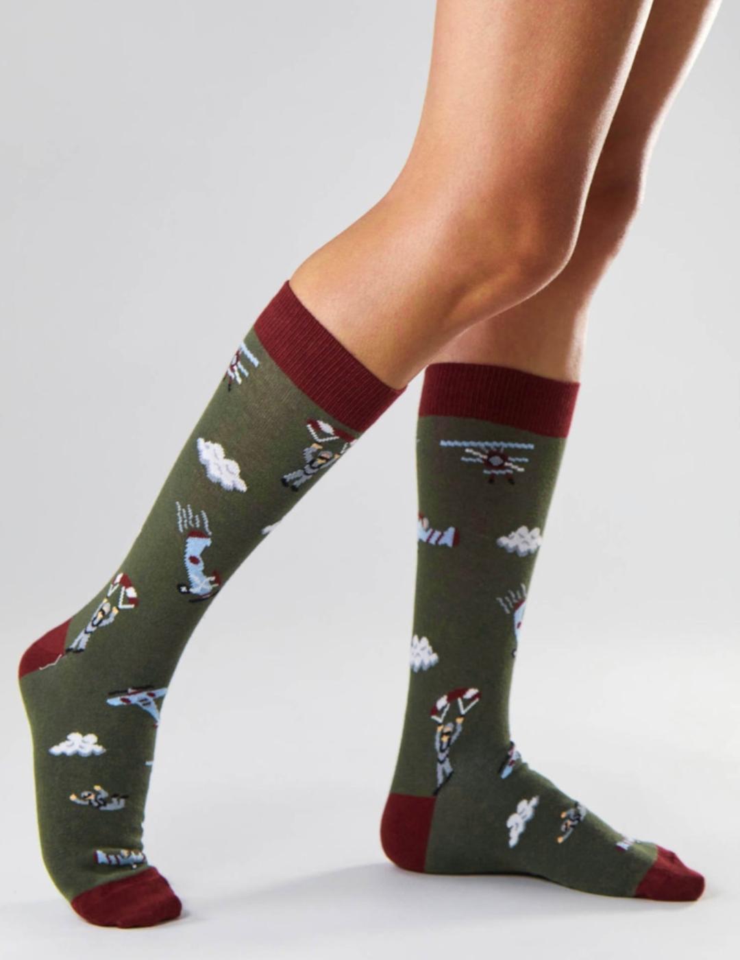 BESOCKS BEPARACHUTING VERDE