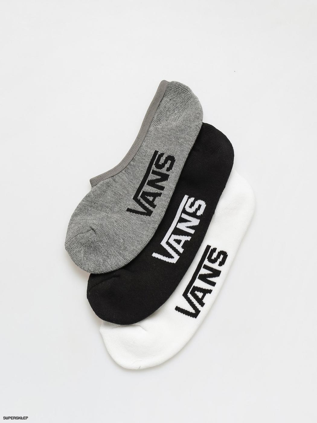 VANS PINKIES CLASSIC 3PACK BLANCO GRIS NEGRO