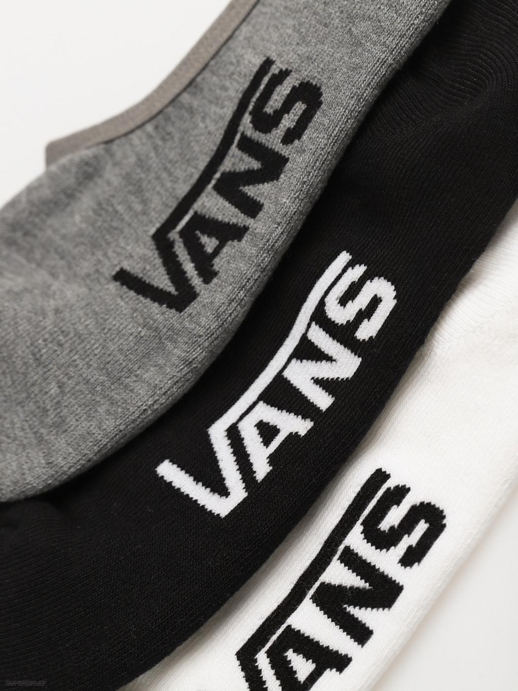 VANS PINKIES CLASSIC 3PACK BLANCO GRIS NEGRO