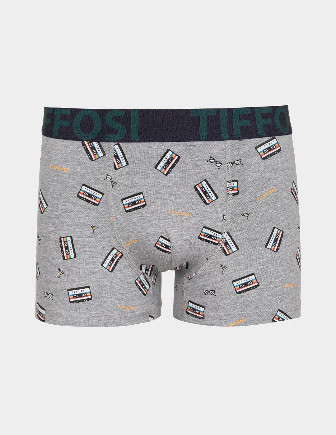 TIFFOSI CALZONCILLO EDWARDS GRIS