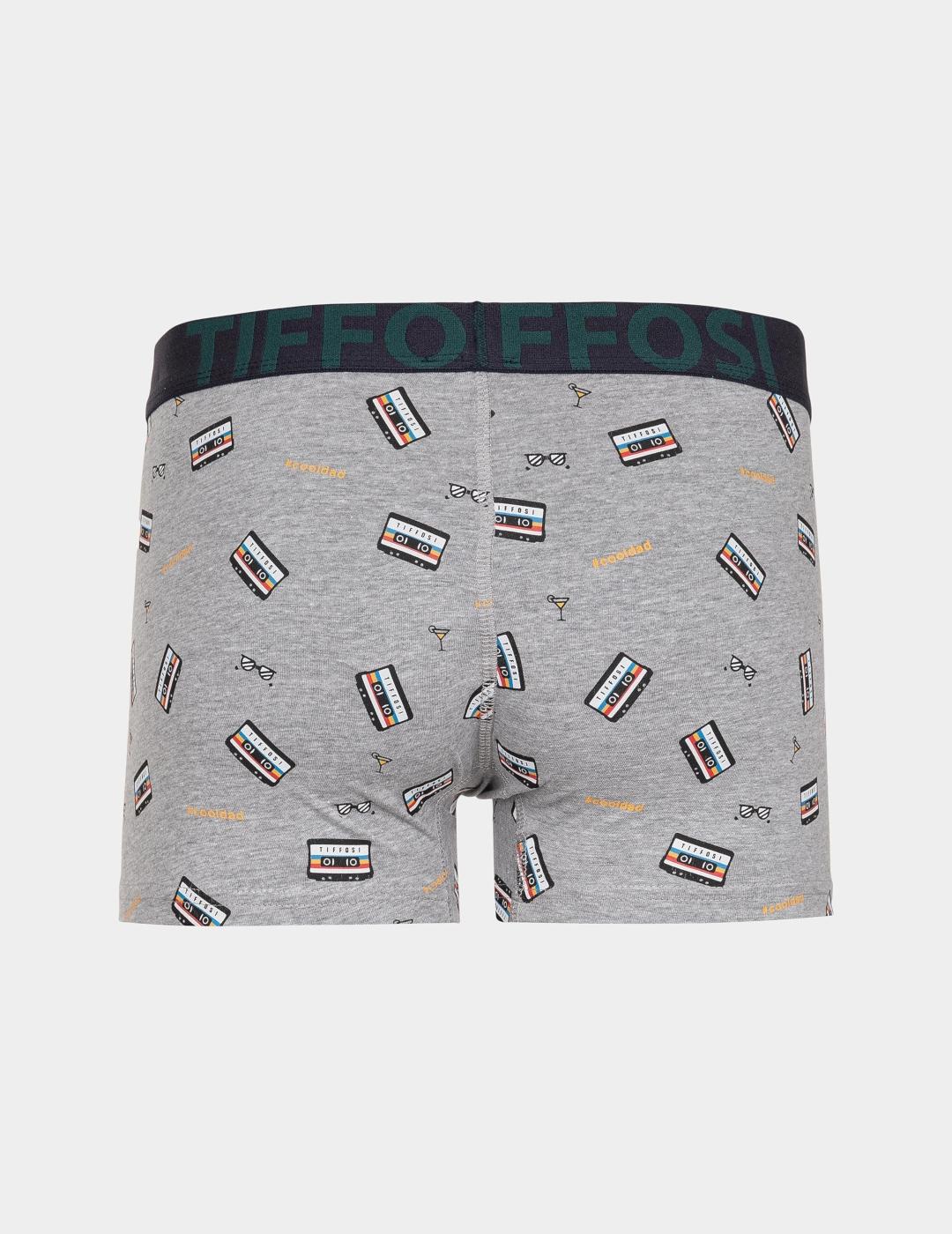 TIFFOSI CALZONCILLO EDWARDS GRIS