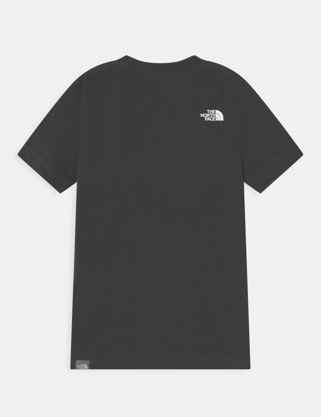 NORTH FACE CAMISETA EASY YOUTH NEGRO CAMO