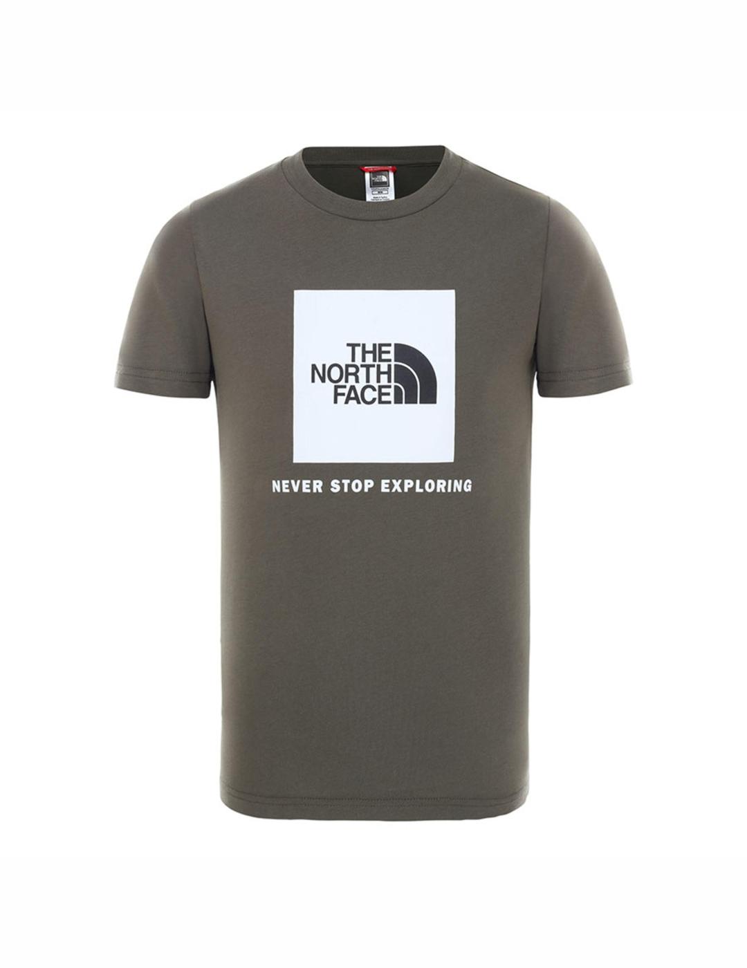 NORTH FACE CAMISETA YOUTH KAKI BLANCO