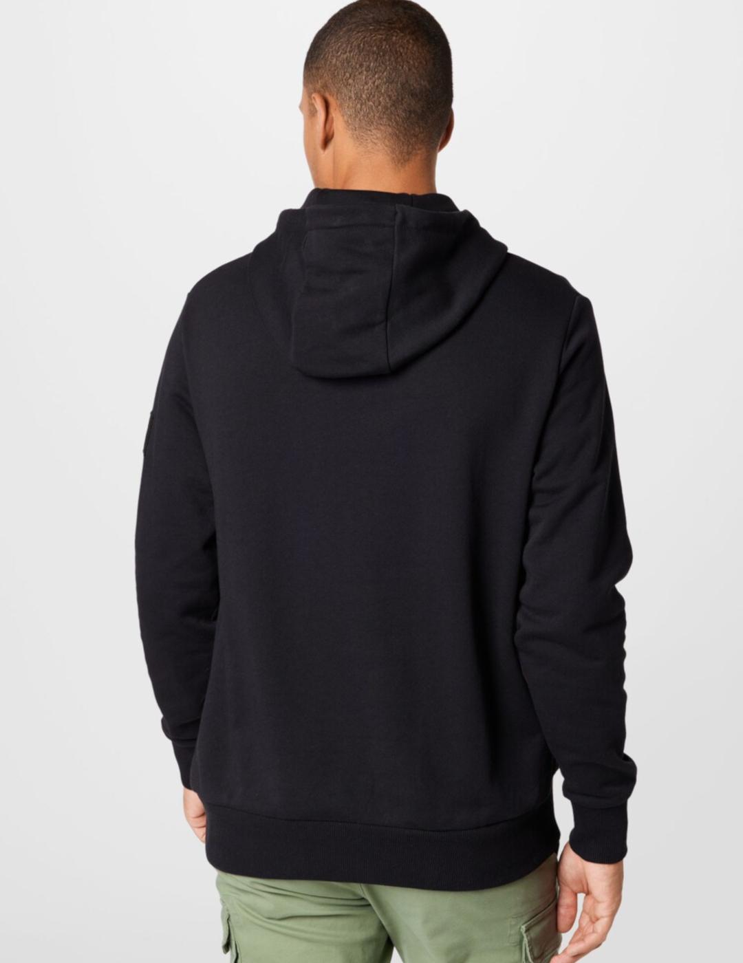 LYLE&SCOTT SUDADERA CAPUCHA NEGRA