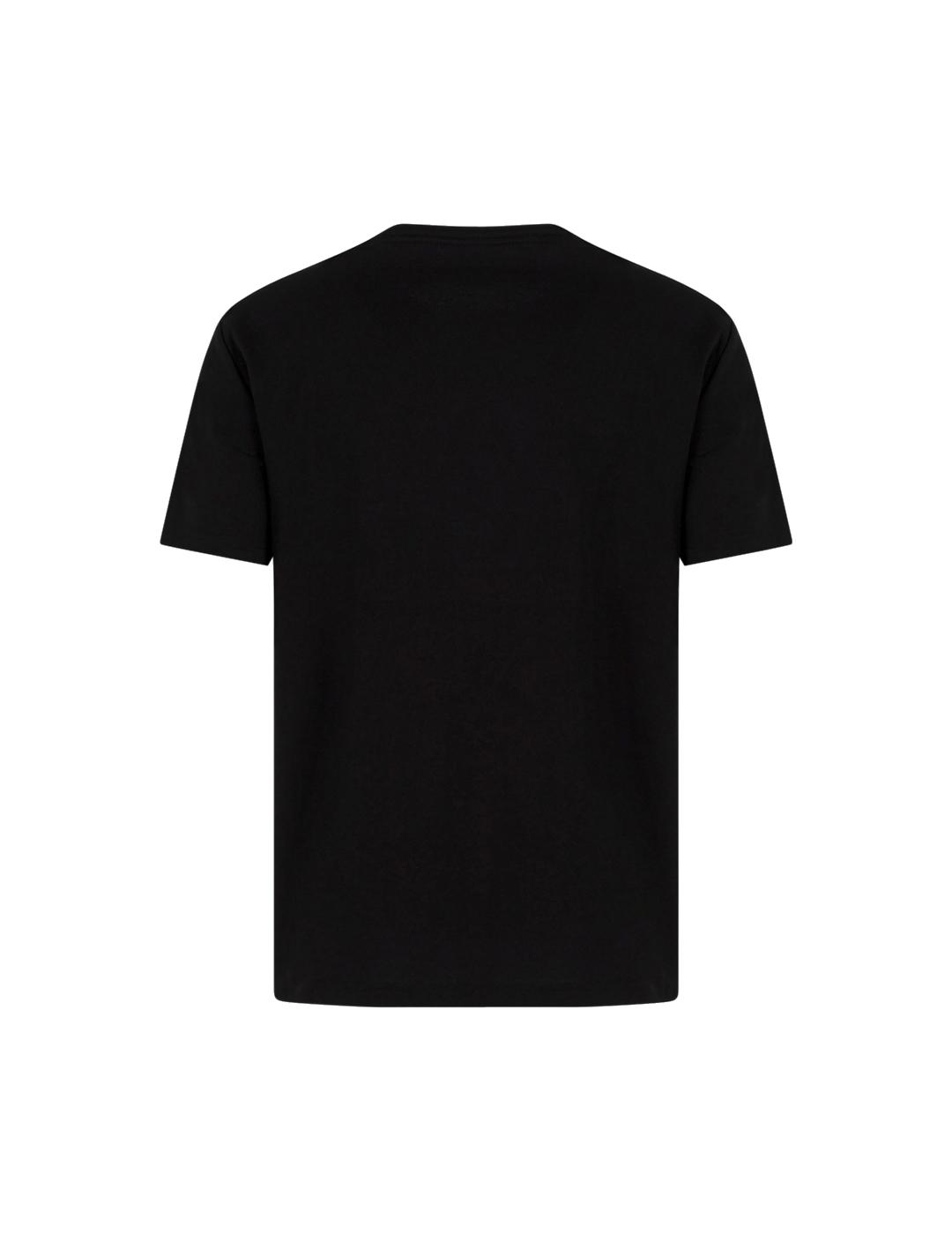 LYLE&SCOTT CAMISETA LOGO NEGRA BLANCA