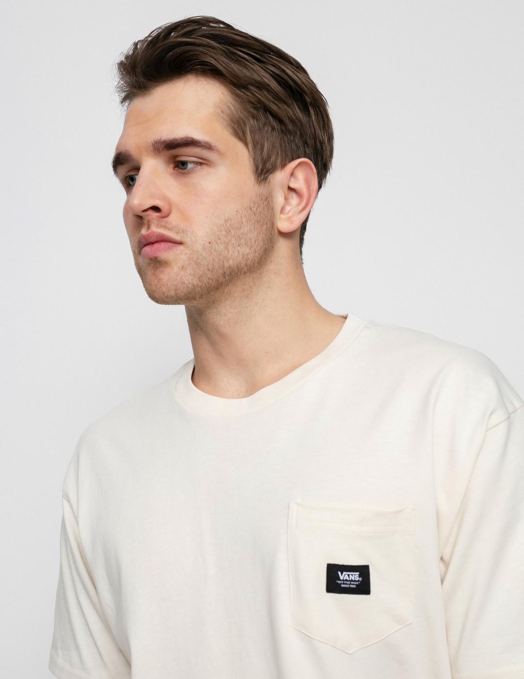VANS CAMISETA PATCH POCKET BEIGE