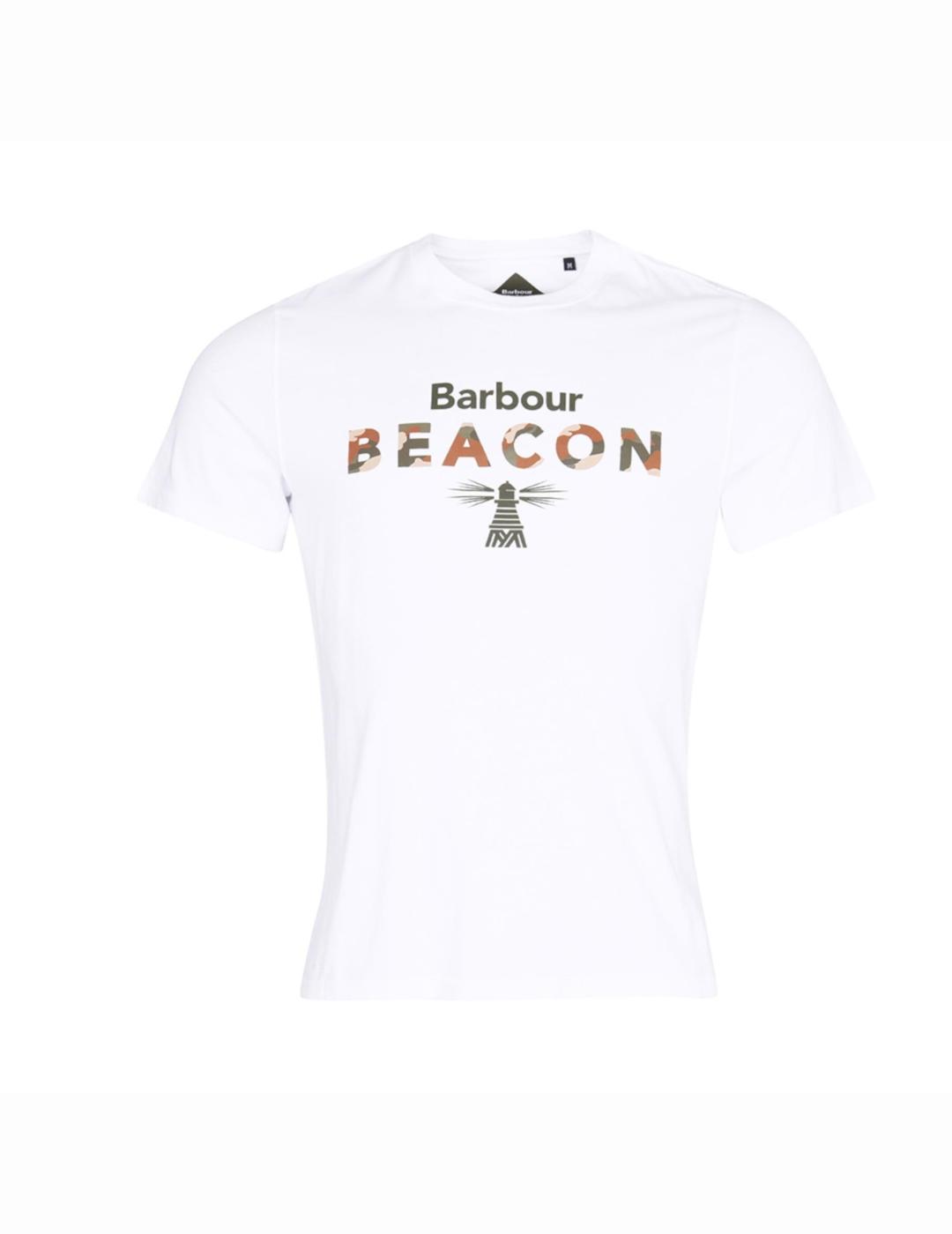 BARBOUR CAMISETA BLANCA CAMO