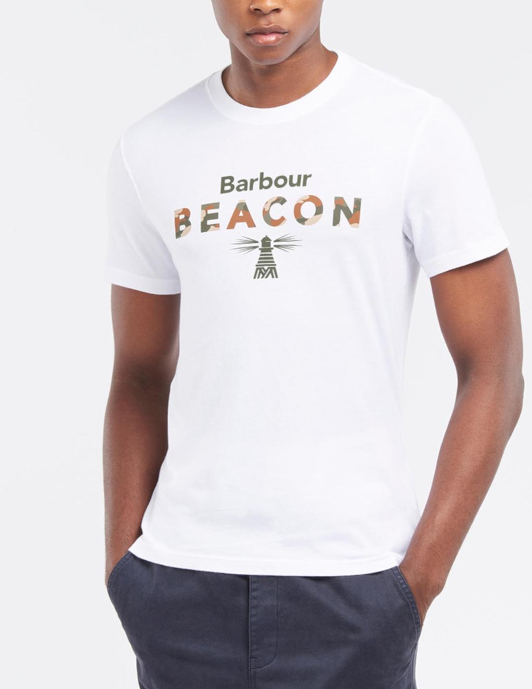 BARBOUR CAMISETA BLANCA CAMO