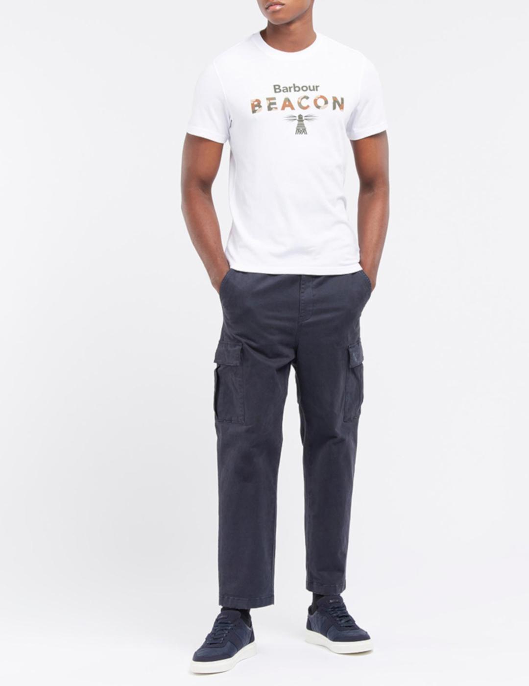 BARBOUR CAMISETA BLANCA CAMO
