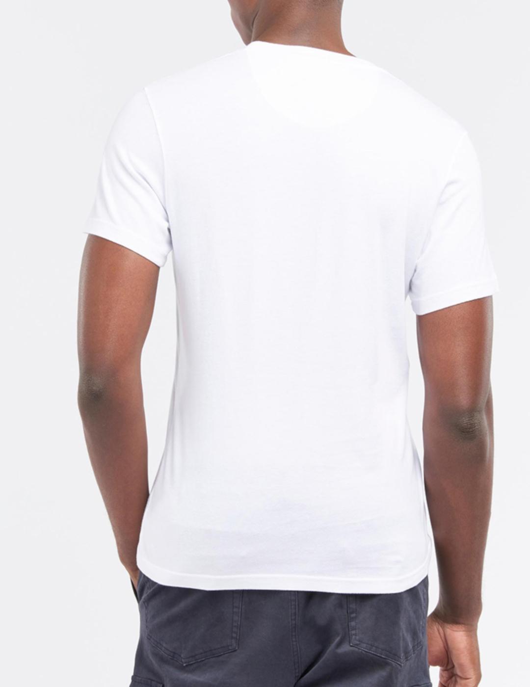 BARBOUR CAMISETA BLANCA CAMO