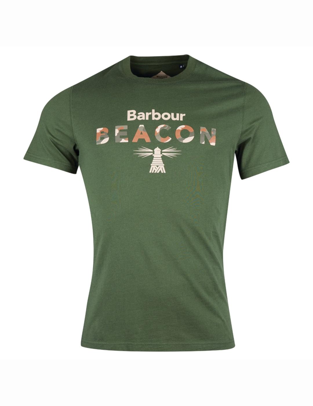 BARBOUR CAMISETA VERDE OLIVA CAMO