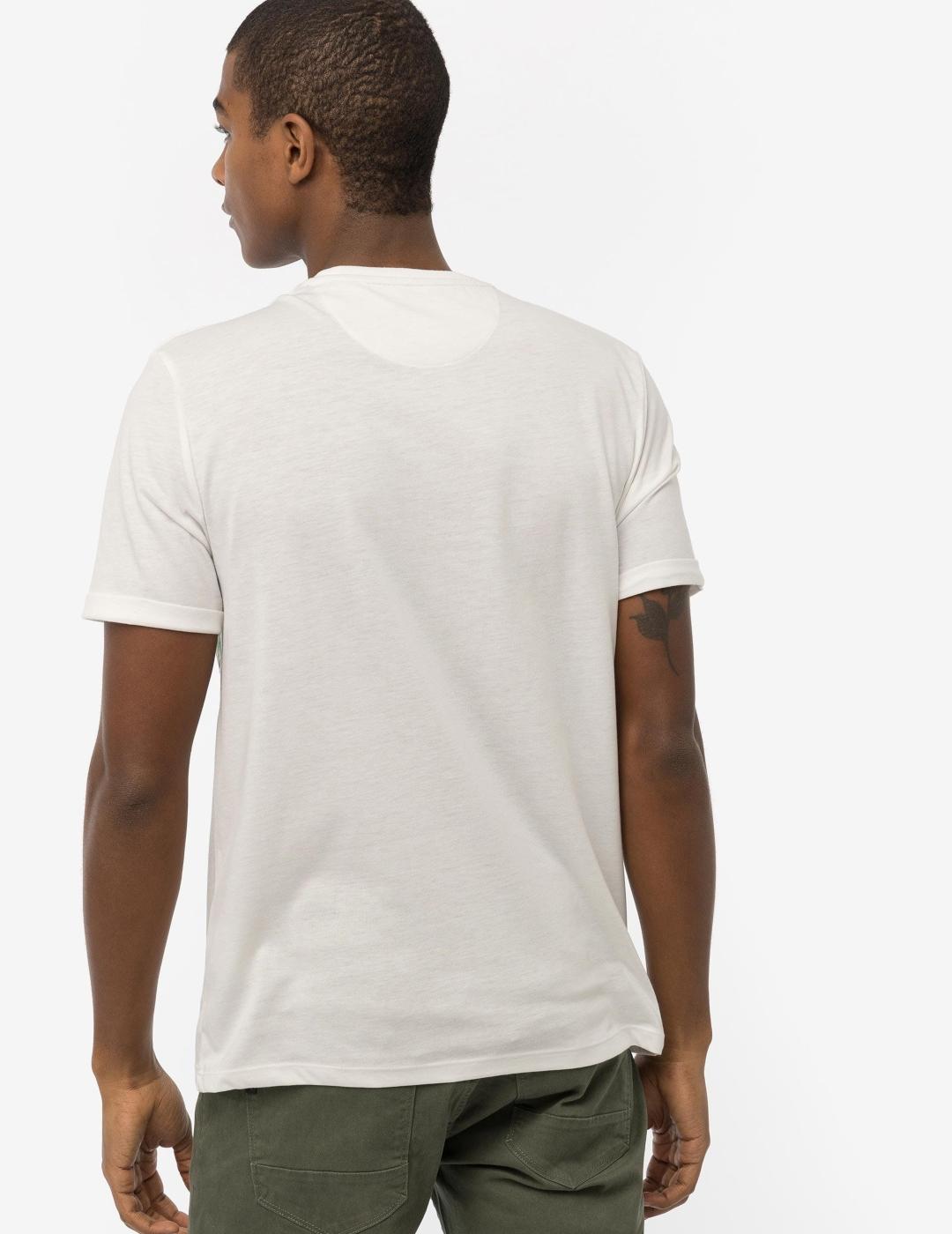 TIFFOSI CAMISETA BEIGE ESTAMPADA FORKSVILLE