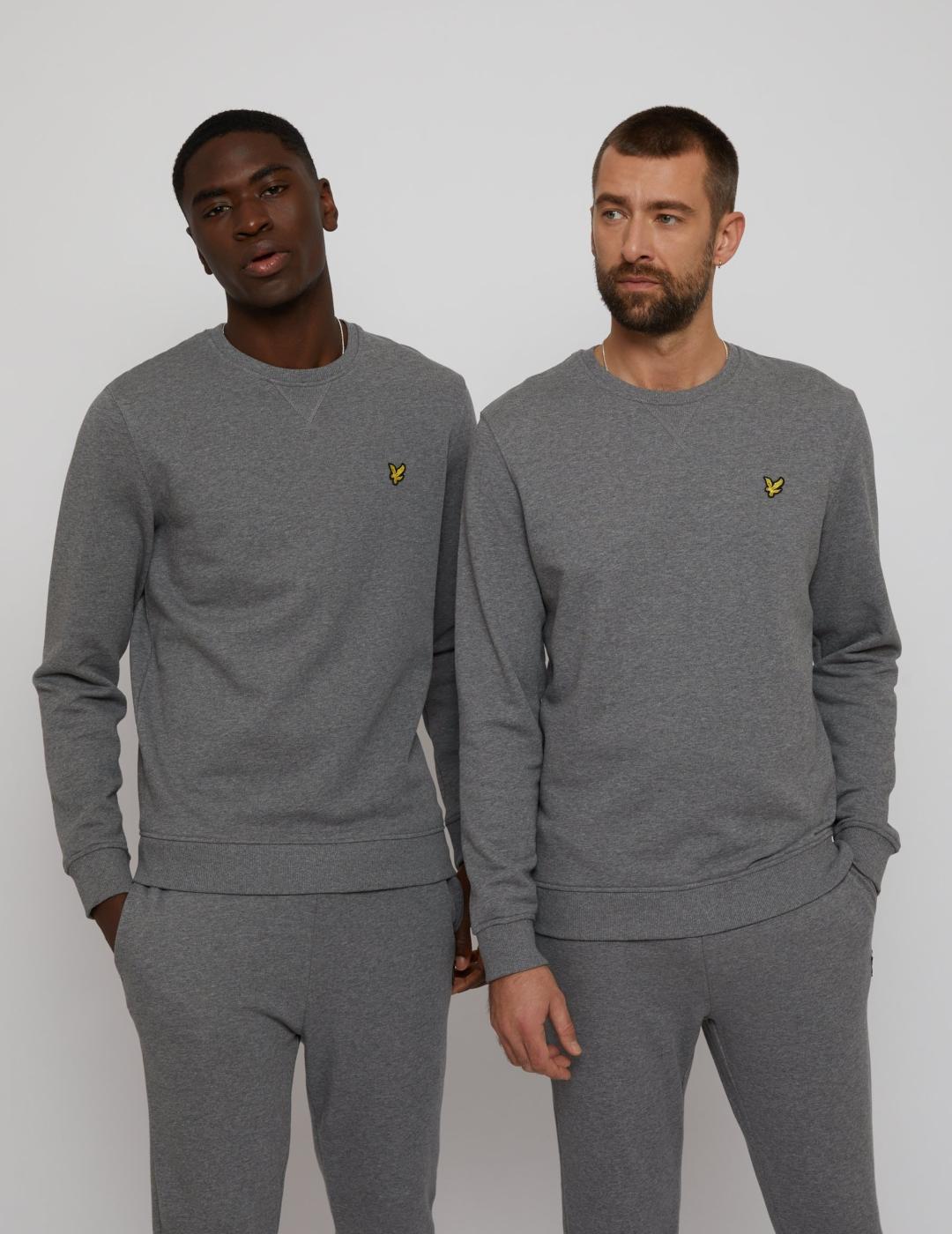 LYLE&SCOTT SUDADERA GRIS