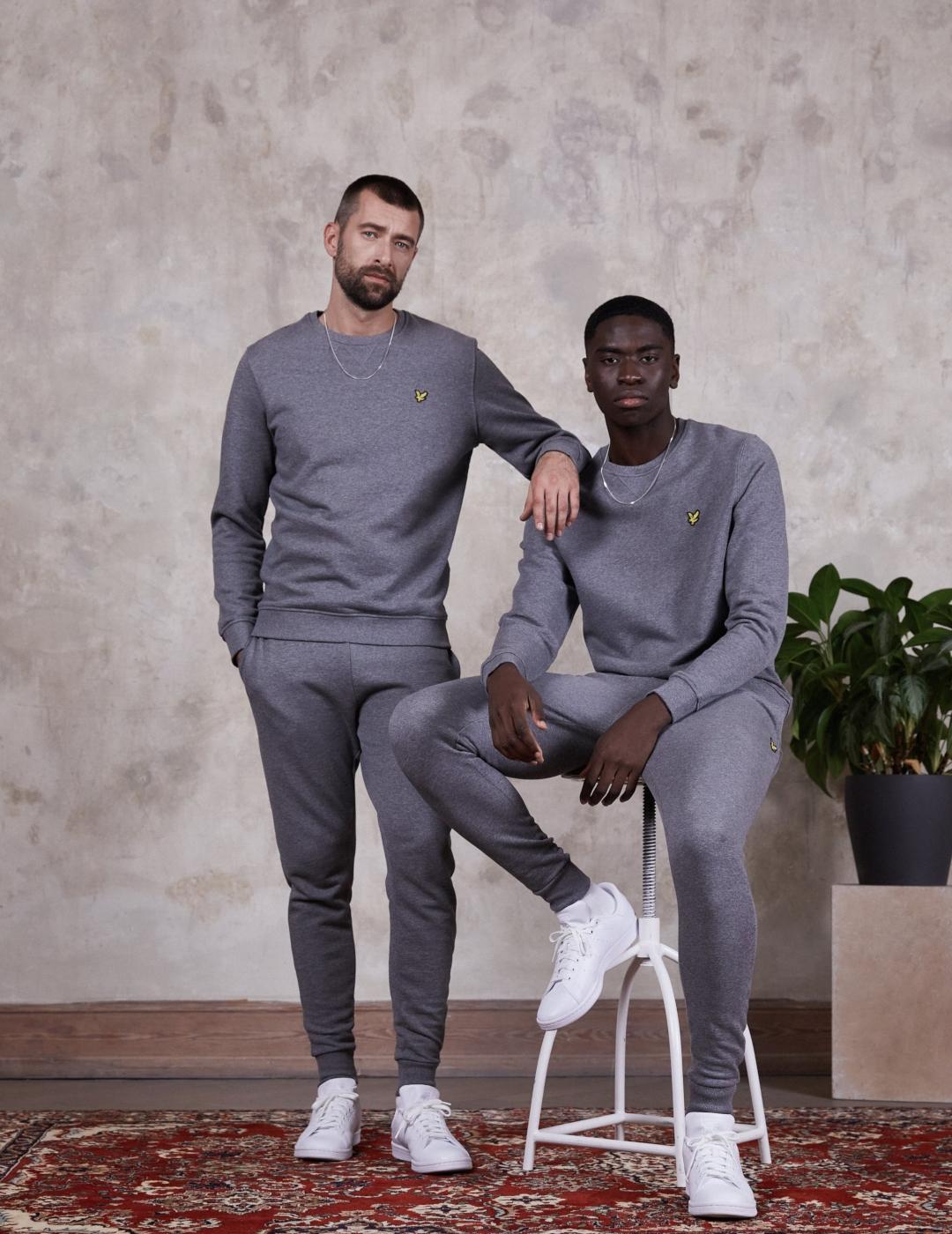 LYLE&SCOTT SUDADERA GRIS