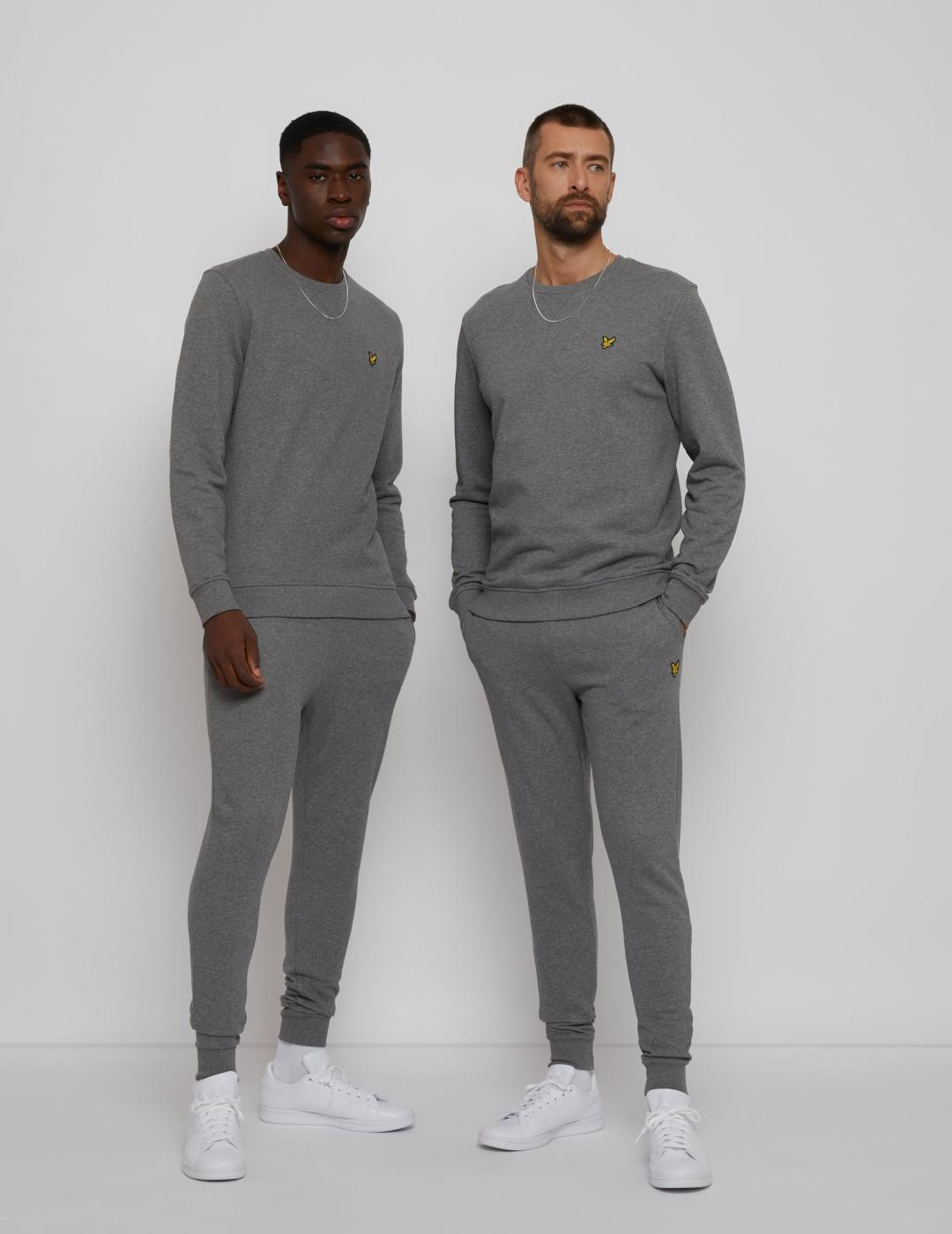 LYLE&SCOTT SUDADERA GRIS