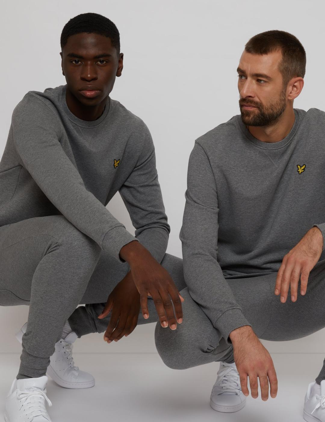 LYLE&SCOTT SUDADERA GRIS