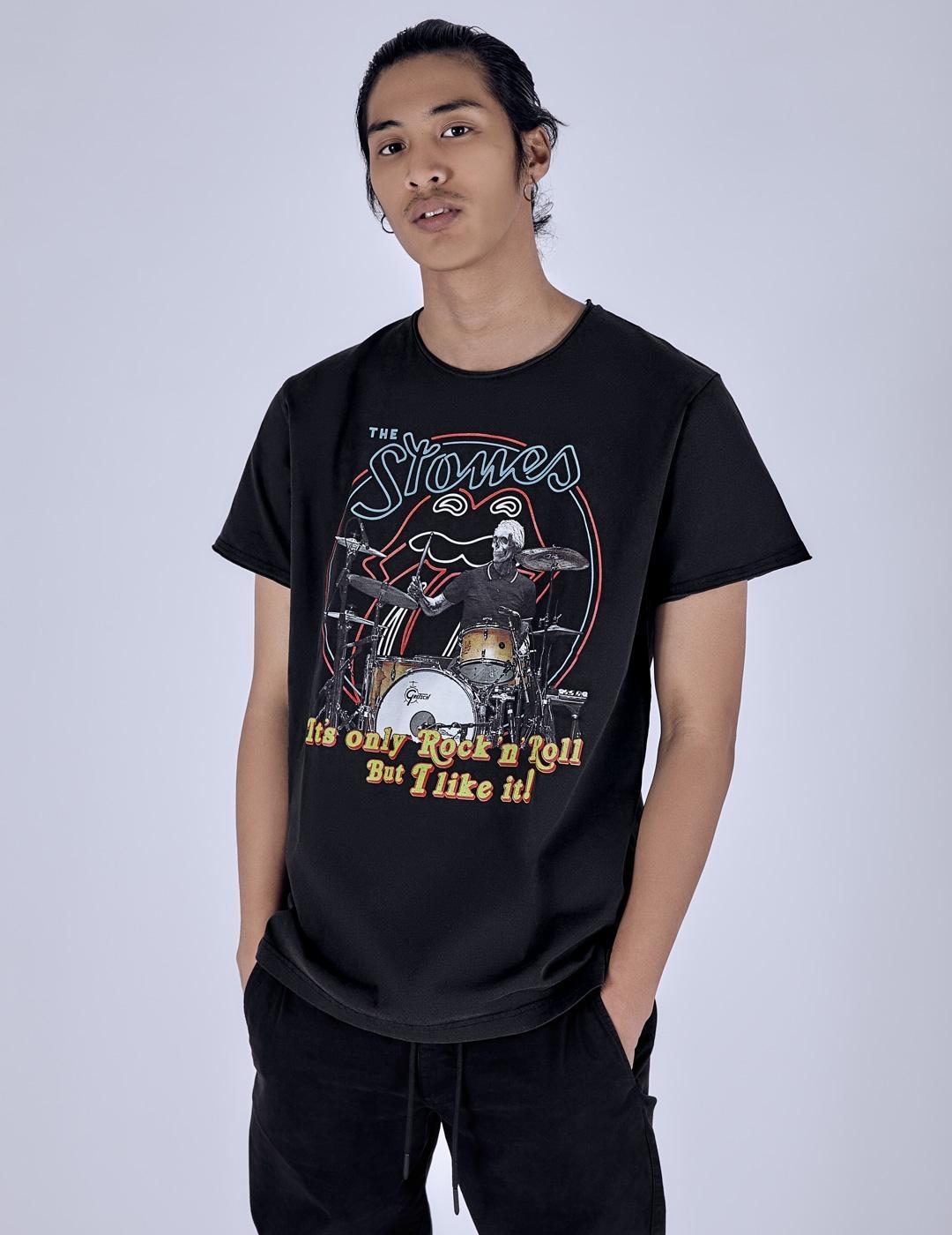 LE CRANE CAMISETA CHARLIE SKULL NEGRA