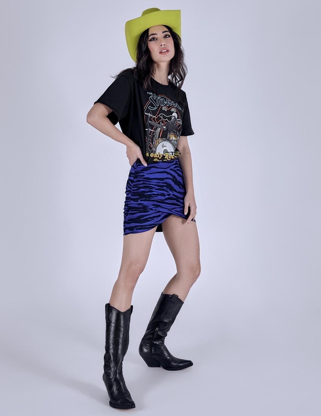 LE CRANE CAMISETA CHARLIE SKULL NEGRA